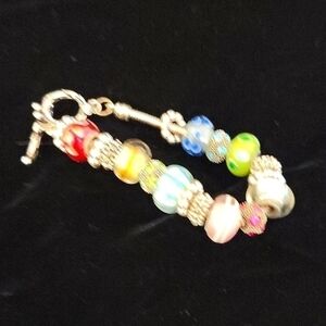 29. Colorful charm bracelet